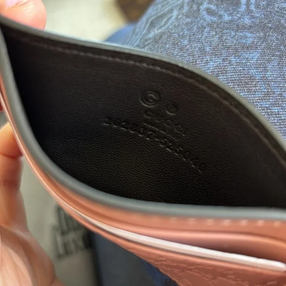 Pink Gucci Guccisima Card Wallet - Picture 2 of 4